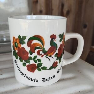 Pennsylvania Dutch Garden Rooster Mug - Multicolor